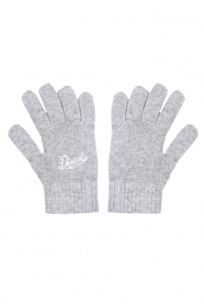 Logo-printed gloves, zdjęcie 1 Logo-printed gloves od Diesel